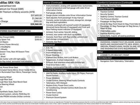 Used 2015 Cadillac SRX FWD image 12