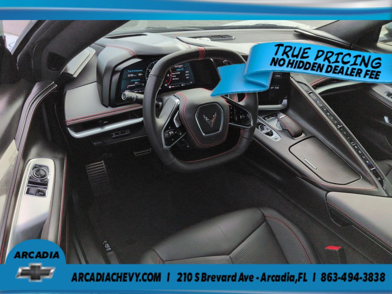 Used 2023 Chevrolet Corvette Stingray Premium Cpe w/ Z51 Performance Package RWD image 13