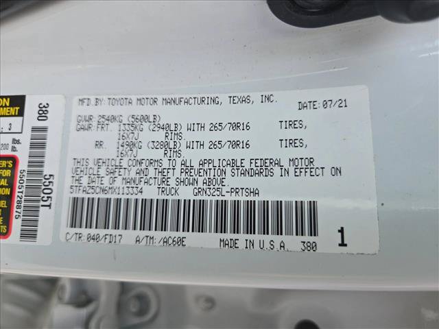 Used 2021 Toyota Tacoma TRD Off-Road w/ Technology Package RWD image 22