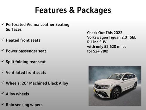 Used 2022 Volkswagen Tiguan SEL R-Line AWD/4WD image 17