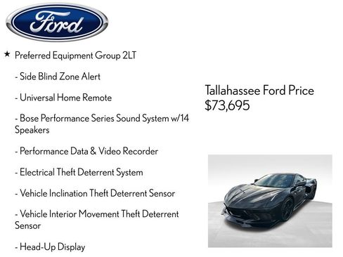 Used 2025 Chevrolet Corvette Stingray Preferred Cpe w/ 2LT image 13