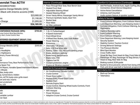 Used 2024 Chevrolet Trax ACTIV w/ Driver Confidence Package FWD image 4
