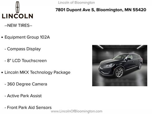Used 2017 Lincoln MKX Reserve w/ Canadian Touring Package image 5