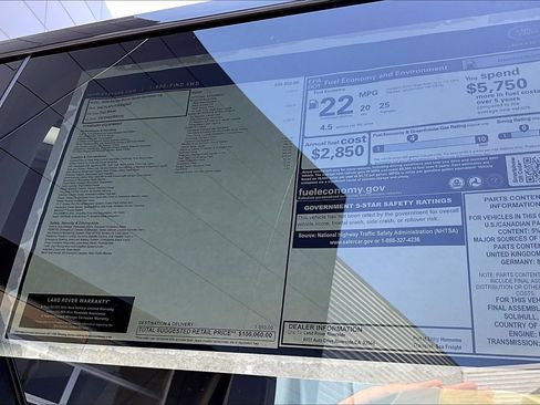 New 2026 Land Rover Range Rover Sport Dynamic SE AWD/4WD image 14