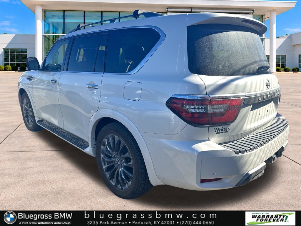 Used 2023 Nissan Armada Platinum w/ Captain's Chairs Package AWD/4WD image 2