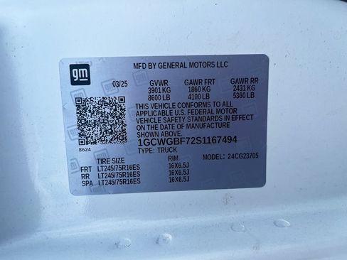 Used 2025 Chevrolet Express 2500 Extended w/ Safety Package RWD image 27