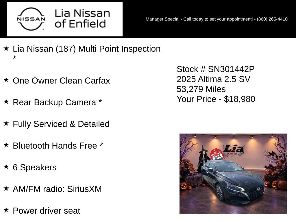 Used 2025 Nissan Altima 2.5 SV FWD image 5