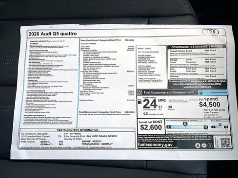 New 2026 Audi Q5 Premium Plus AWD/4WD image 14