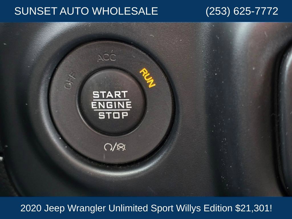Used 2020 Jeep Wrangler Unlimited Sport AWD/4WD image 43