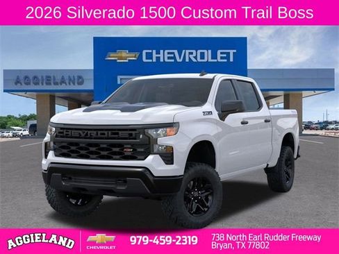 New 2026 Chevrolet Silverado 1500 Custom Trail Boss w/ Dark Appearance Package image 6