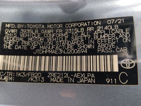 Used 2022 Toyota Corolla LE w/ LE Premium Package FWD image 33