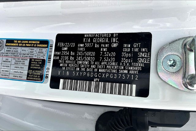 Certified 2023 Kia Telluride S w/ S Sunroof Package AWD/4WD image 19