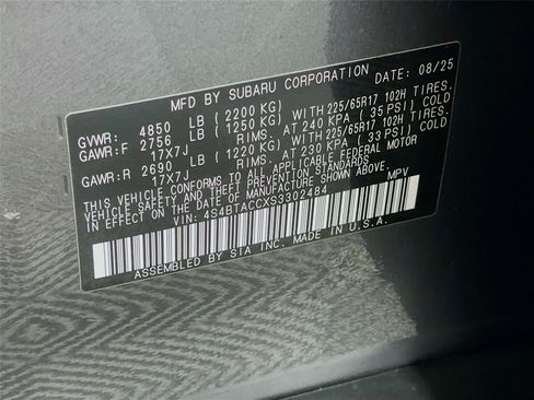 Certified 2025 Subaru Outback Premium AWD/4WD image 36