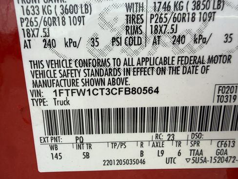 Used 2012 Ford F150 FX2 w/ FX Luxury Pkg RWD image 30