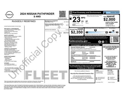 Used 2024 Nissan Pathfinder S AWD/4WD image 11