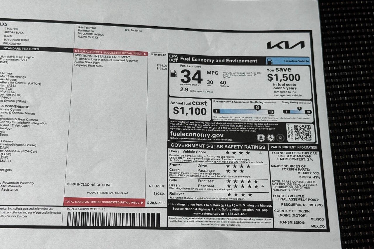 Used 2019 Kia Forte LXS FWD image 29