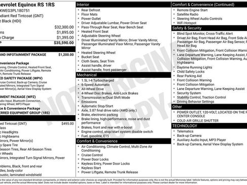 Certified 2023 Chevrolet Equinox RS image 7