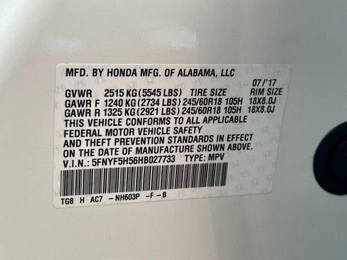 Used 2017 Honda Pilot EX-L image 20