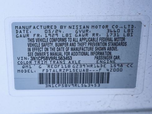 Used 2024 Nissan Kicks S FWD image 33