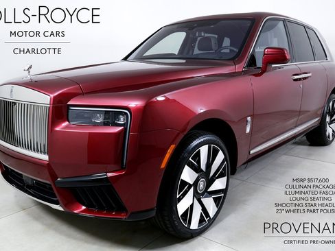 Certified 2025 Rolls-Royce Cullinan AWD/4WD image 1