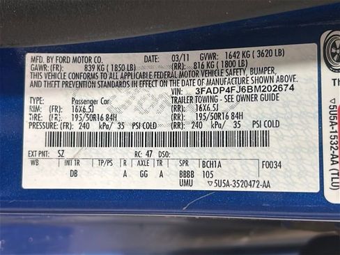 Used 2011 Ford Fiesta SES image 30