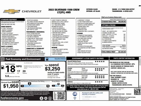 Used 2022 Chevrolet Silverado 1500 LT image 2