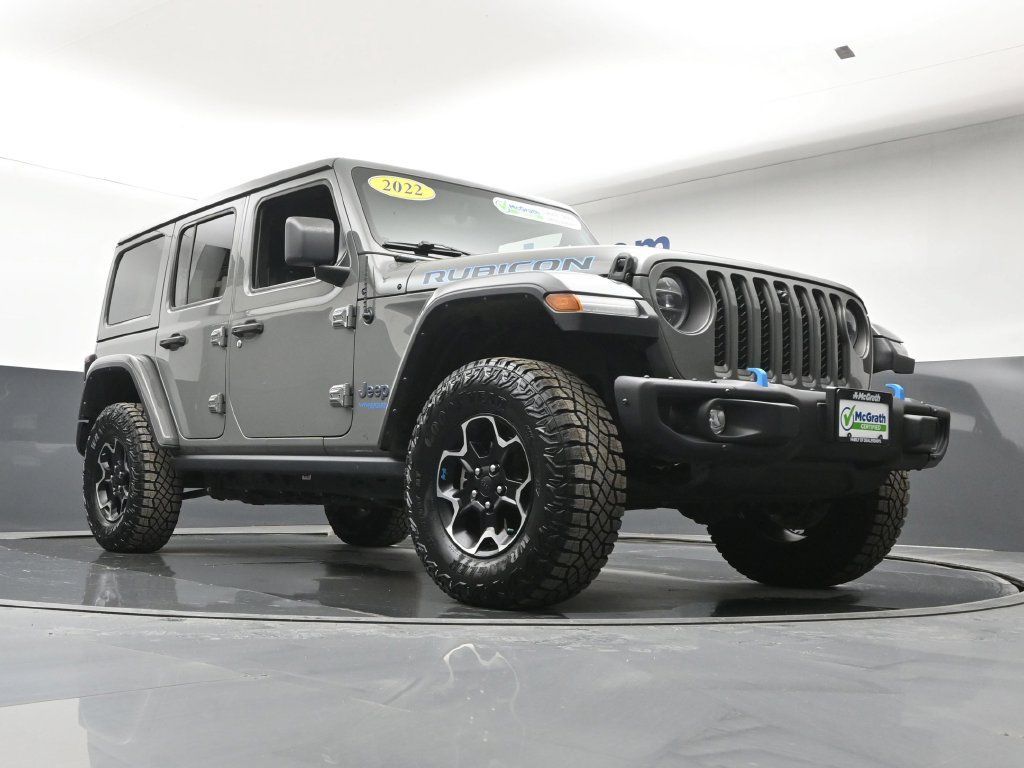 Used 2022 Jeep Wrangler Unlimited Rubicon 4xe w/ Steel Bumper Group AWD/4WD image 25