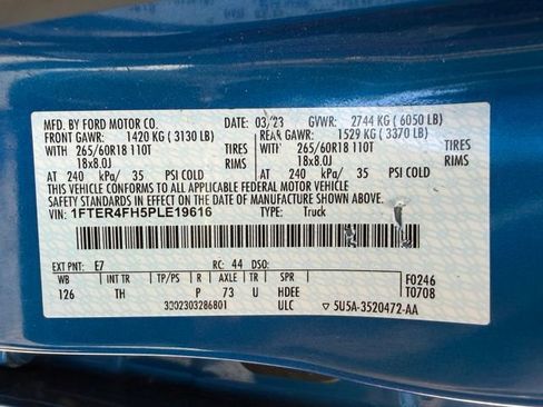 Used 2023 Ford Ranger XLT w/ Equipment Group 302A High AWD/4WD image 46