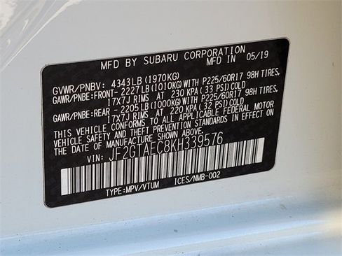 Used 2019 Subaru Crosstrek 2.0i Premium w/ Eyesight System image 36