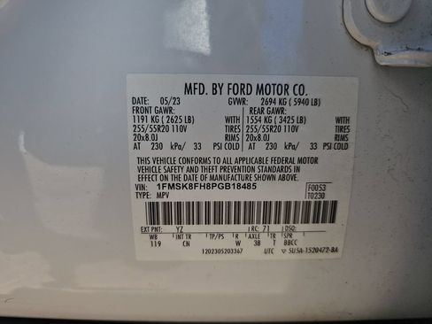Used 2023 Ford Explorer Limited AWD/4WD image 44