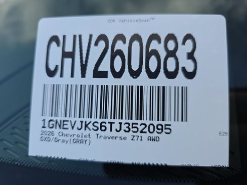 New 2026 Chevrolet Traverse Z71 w/ Enhanced Driving Package AWD/4WD image 38