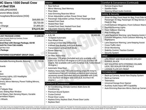 Used 2023 GMC Sierra 1500 Denali w/ Technology Package AWD/4WD image 41