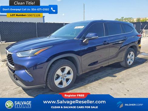 Used 2022 Toyota Highlander L FWD image 1
