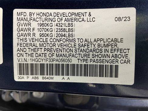 Used 2023 Honda Accord EX image 48