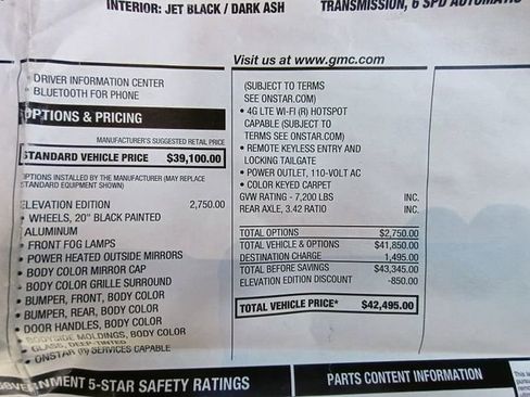 Used 2019 GMC Sierra 1500 Limited w/ Elevation Edition image 46