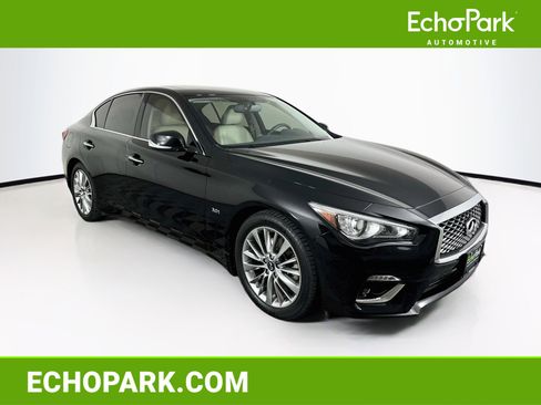 Used 2018 INFINITI Q50 Luxe w/ Essential Package (3.0T Luxe) AWD/4WD image 1