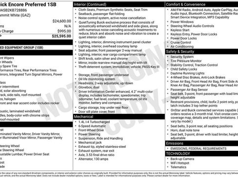 Used 2019 Buick Encore Preferred image 6