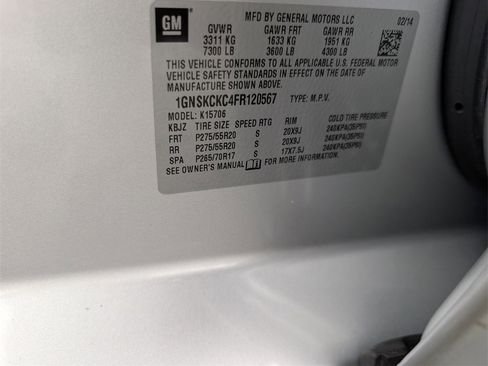 Used 2015 Chevrolet Tahoe LTZ image 64