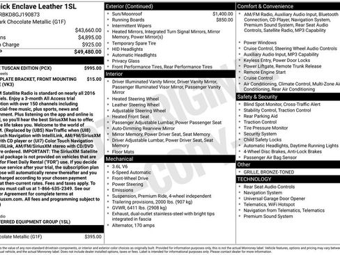 Used 2016 Buick Enclave Leather w/ Enclave Tuscan Edition image 2