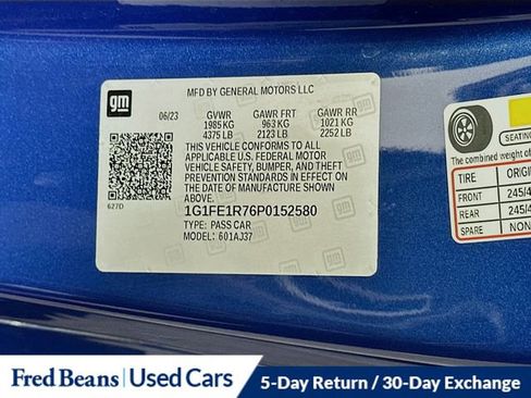 Used 2023 Chevrolet Camaro LT RWD image 33