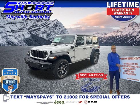 New 2025 Jeep Wrangler Unlimited Sport S 4xe w/ LED Headlamp & Fog Lamp Group AWD/4WD image 1
