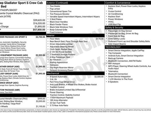 Used 2023 Jeep Gladiator Sport AWD/4WD image 25