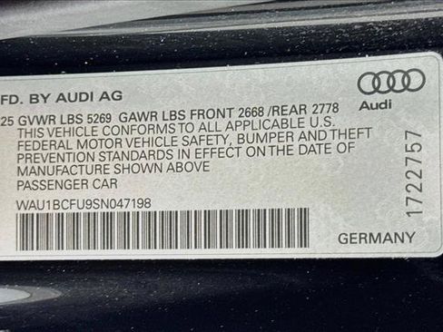Used 2025 Audi A5 2.0T Premium w/ Convenience Package AWD/4WD image 28