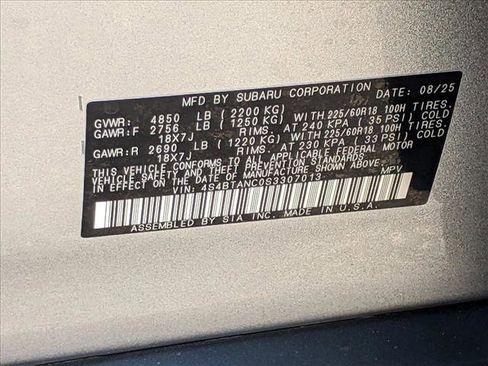 New 2025 Subaru Outback Limited w/ Popular Package #2 image 18