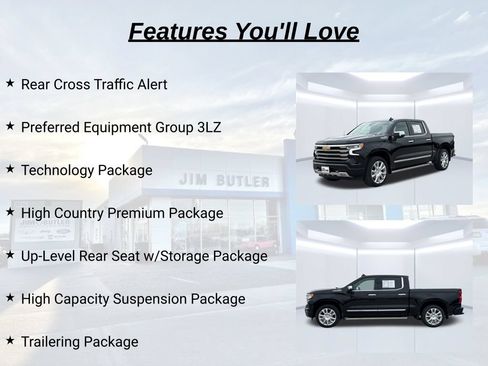 Used 2024 Chevrolet Silverado 1500 High Country w/ High Country Premium Package AWD/4WD image 35