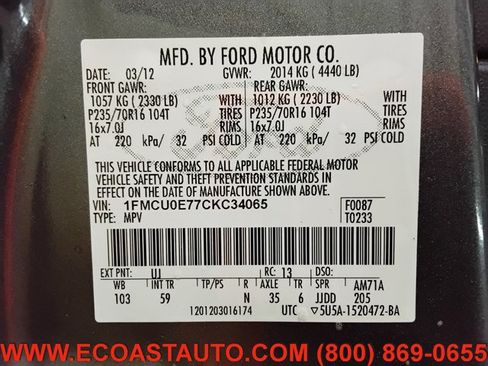 Used 2012 Ford Escape Limited FWD image 18