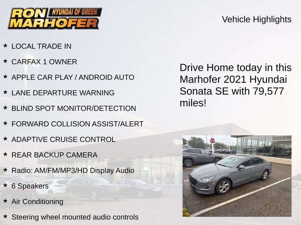 Used 2021 Hyundai Sonata SE FWD image 8