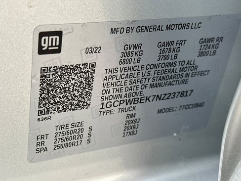 Certified 2022 Chevrolet Silverado 1500 Custom image 37