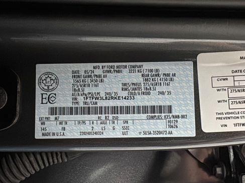 Used 2024 Ford F150 XLT w/ Equipment Group 302A MID AWD/4WD image 26