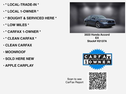 Used 2023 Honda Accord EX image 6